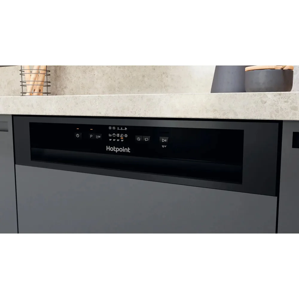 Hotpoint 60CM Built-In Standard Dishwasher - Black | H3BL626BUK - Image 9