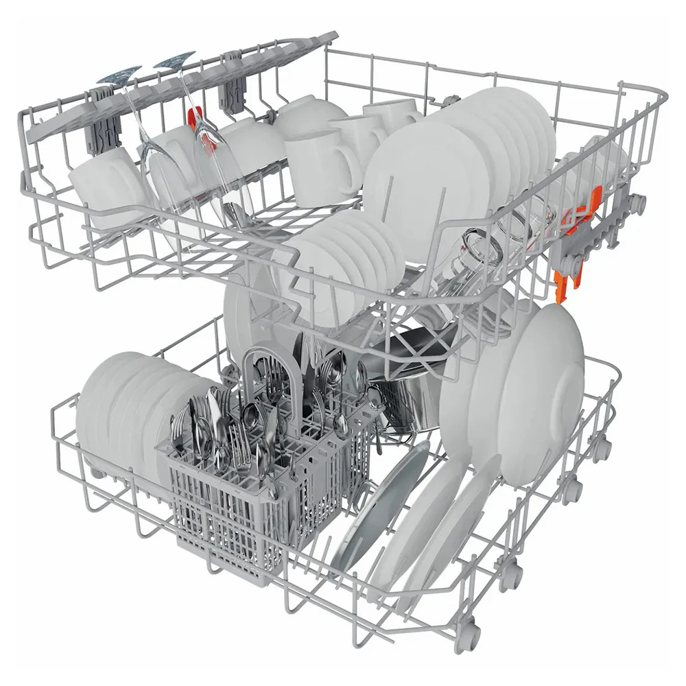 Hotpoint 60CM Built-In Standard Dishwasher - Inox | H3BL626XUK - Image 8