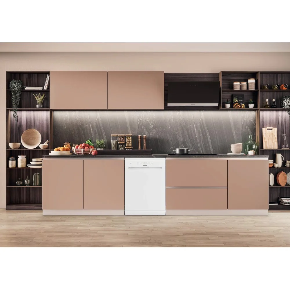 Hotpoint 60CM Freestanding Standard Dishwasher - White | H2FHL626UK - Image 7