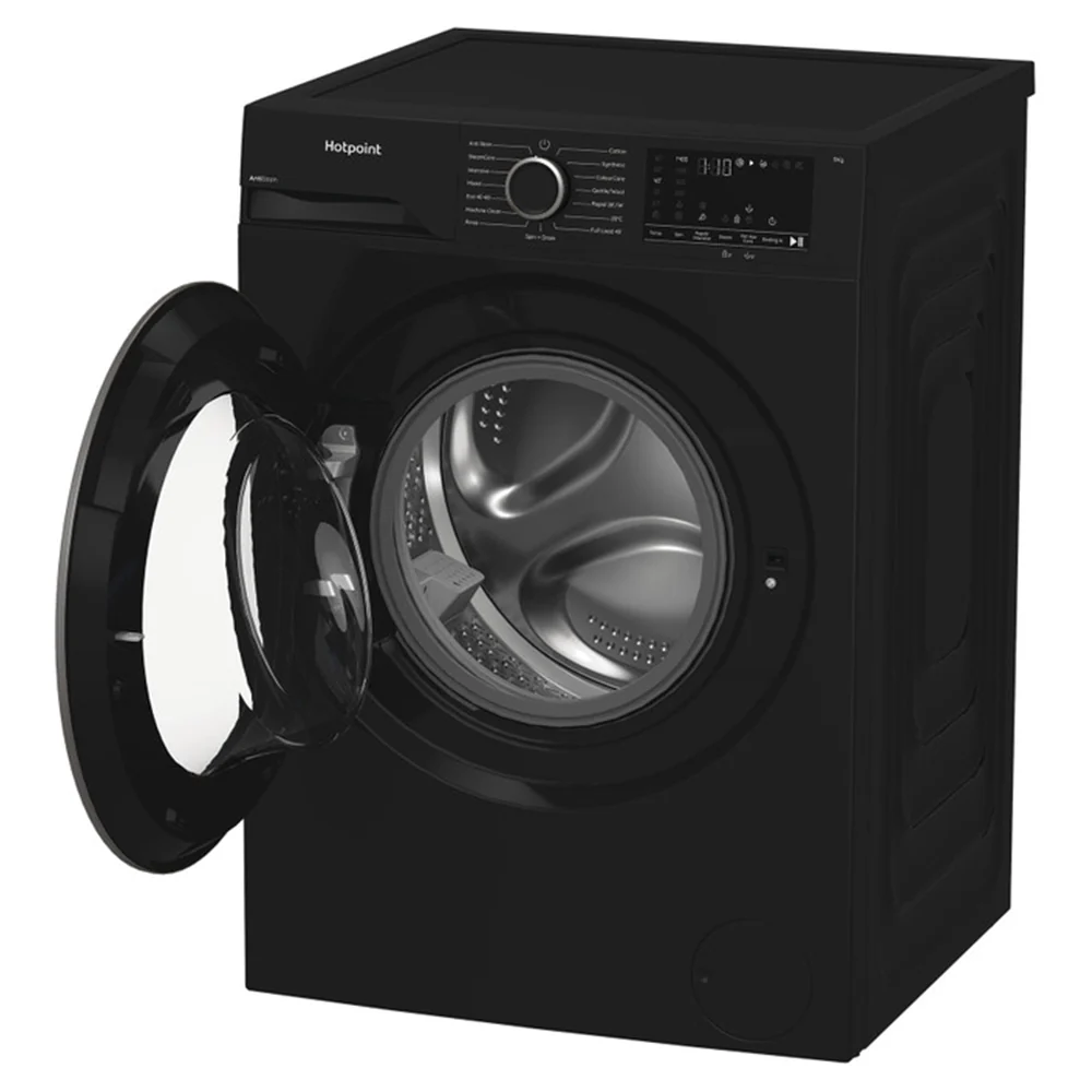 Hotpoint 9KG 1400RPM Freestanding Washing Machine - Black | H 91B ANTI STAIN IRE - Image 3