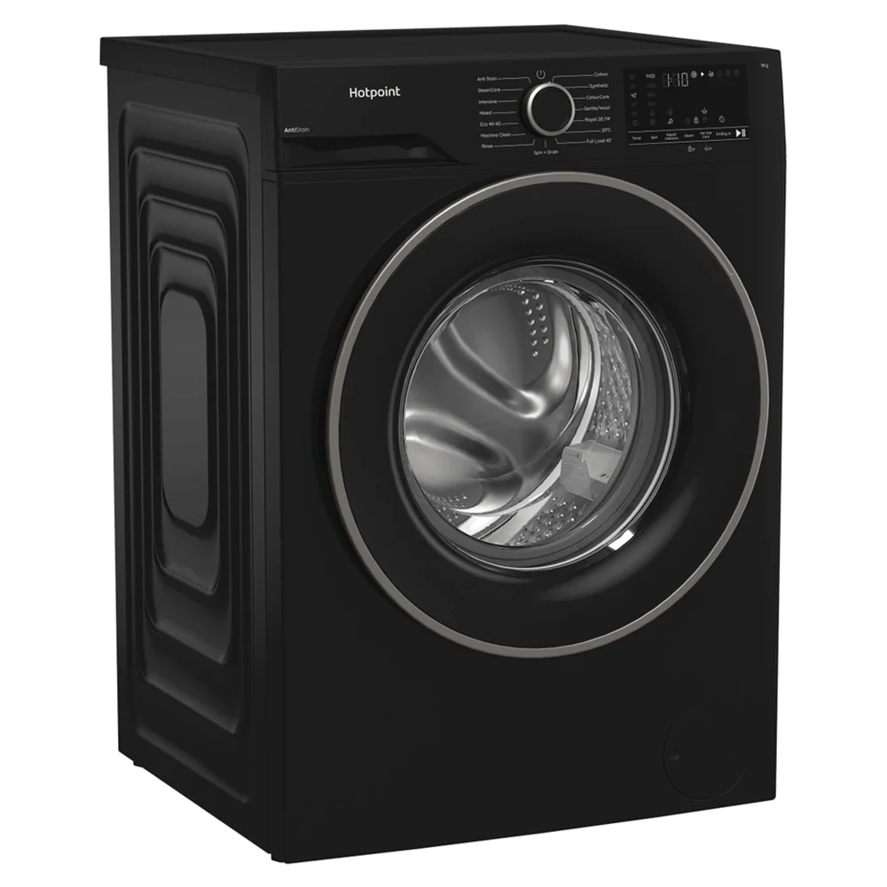 Hotpoint 9KG 1400RPM Freestanding Washing Machine - Black | H 91B ANTI STAIN IRE - Image 4