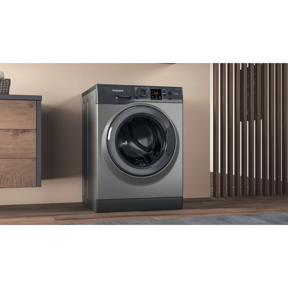 Hotpoint 9KG 1400RPM Freestanding Washing Machine - Graphite | HNR9W64GGIRE - Image 12