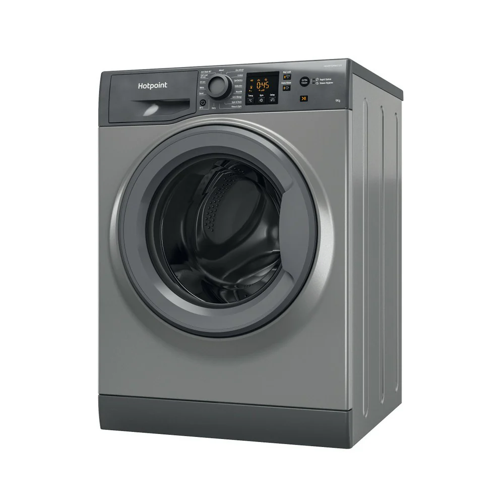 Hotpoint 9KG 1400RPM Freestanding Washing Machine - Graphite | HNR9W64GGIRE - Image 3