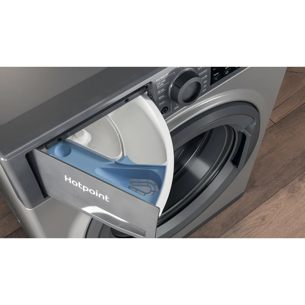 Hotpoint 9KG 1400RPM Freestanding Washing Machine - Graphite | HNR9W64GGIRE - Image 6