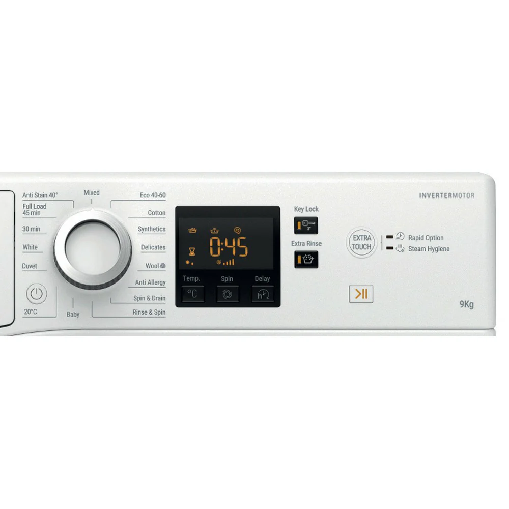 Hotpoint 9KG 1400RPM Freestanding Washing Machine - White | HNR9W64WSIRE - Image 3