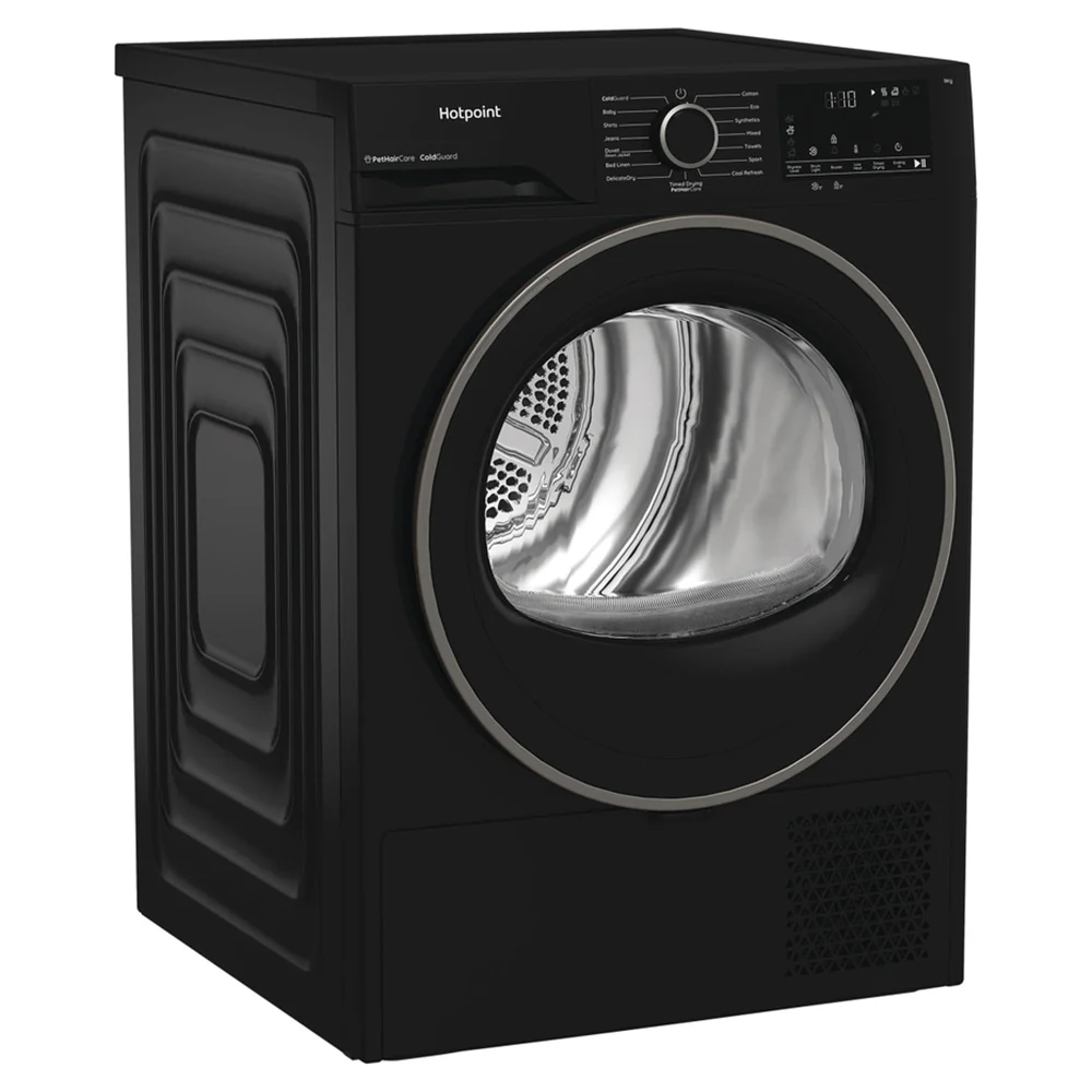 Hotpoint 9KG Freestanding Heat Pump Tumble Dryer - Black | HHDD90BBIRE - Image 3