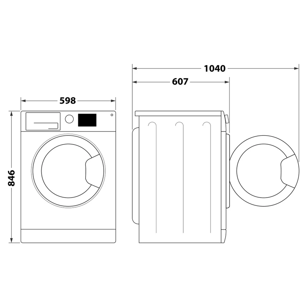 Hotpoint 9KG Freestanding Heat Pump Tumble Dryer - Dark Grey | HHDD90GGIRE - Image 8