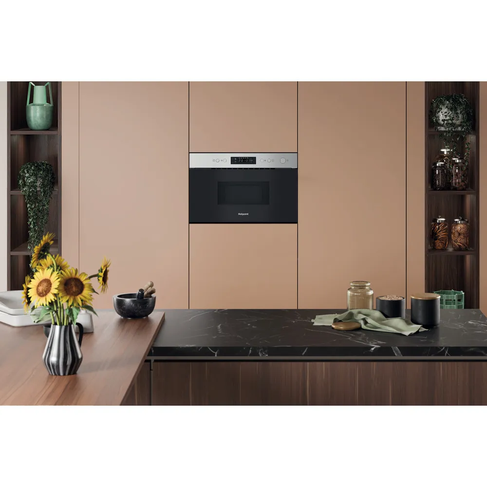 Hotpoint Class 3 Built In Microwave and Grill - Stainless Steel | HPMK12CXUK - Image 6