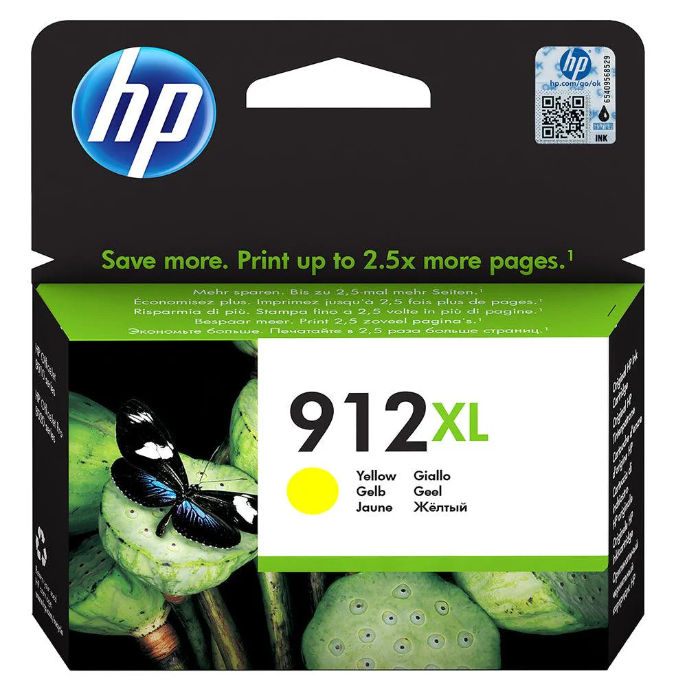 HP 912XL High Yield Original Ink Cartridge - Yellow | SHPP0188
