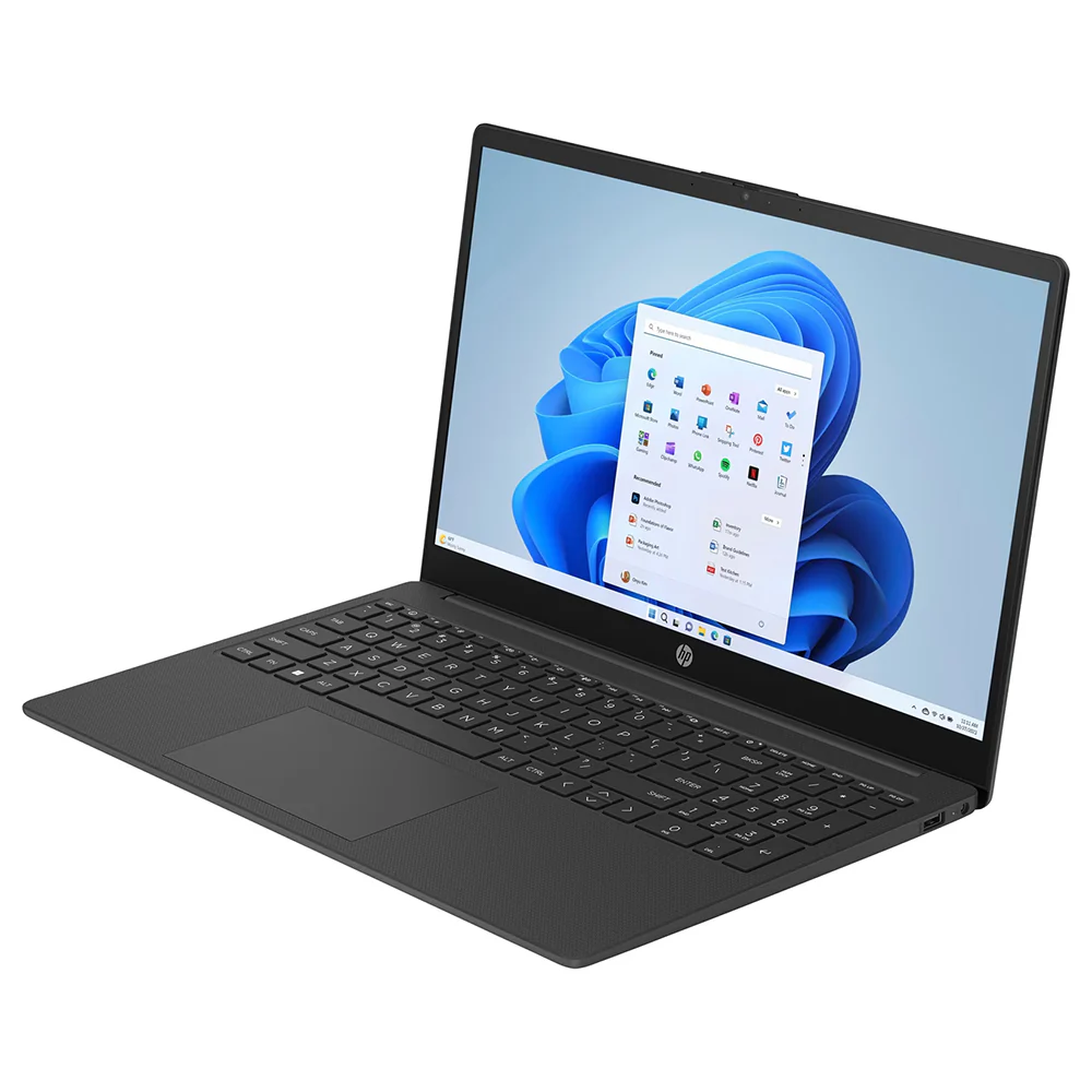 HP AMD Ryzen 5 15.6" 8GB/512GB Laptop - Jet Black | 15-FC0057NA - Image 3