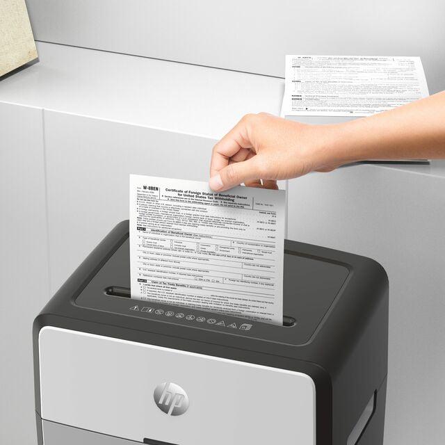 HP OneShred 24 Cross Cut 30L Shredder - Black & White | HP2807 - Image 7
