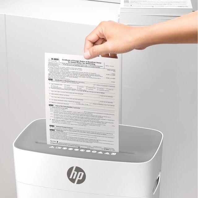 HP OneShred 8 Cross Cut 15L Shredder - White | HP2809 - Image 7