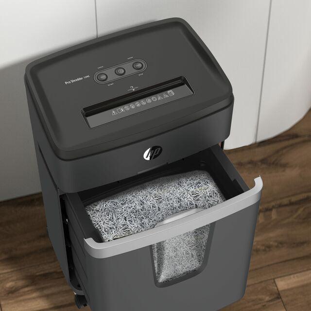 HP Pro Shred 12 Micro Cut 25L Shredder - Black | HP2814 - Image 7