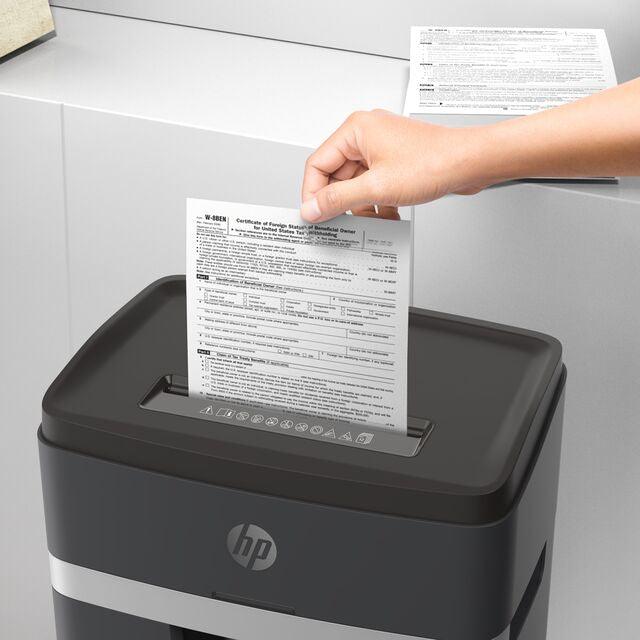 HP Pro Shred 12 Micro Cut 25L Shredder - Black | HP2814 - Image 8