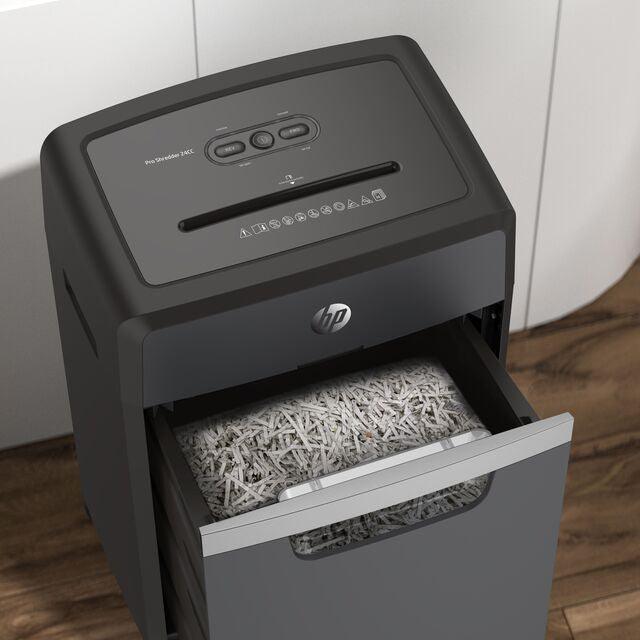 HP Pro Shred 24 Cross Cut 30L Shredder - Black | HP2815 - Image 6