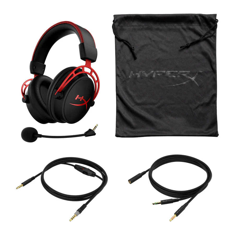 HyperX Cloud Alpha Gaming Headset - Black & Red | 259-4P5L1AM-ABB - Image 6
