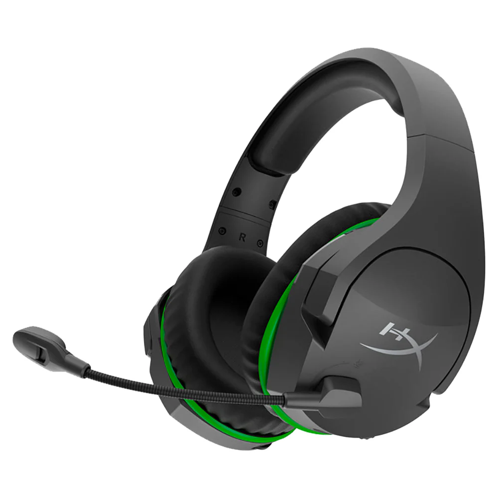 HyperX CloudX Stinger Core Over-Ear Wireless Bluetooth Gaming Headset - Black & Green | 259-4P5J0AA