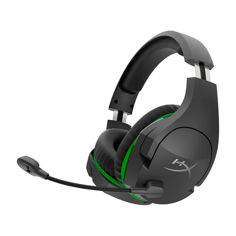 HyperX CloudX Stinger Core Over-Ear Wireless Bluetooth Gaming Headset - Black & Green | 259-4P5J0AA - Image 2