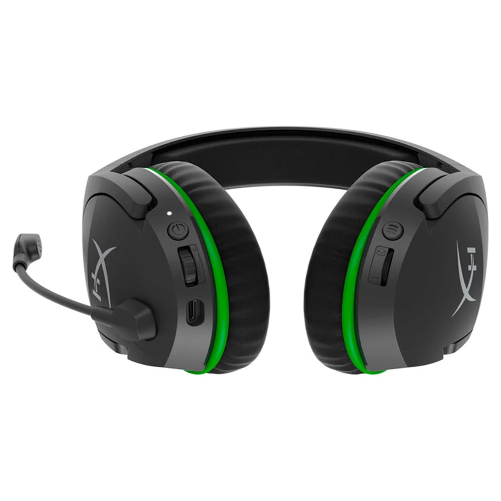 HyperX CloudX Stinger Core Over-Ear Wireless Bluetooth Gaming Headset - Black & Green | 259-4P5J0AA - Image 3