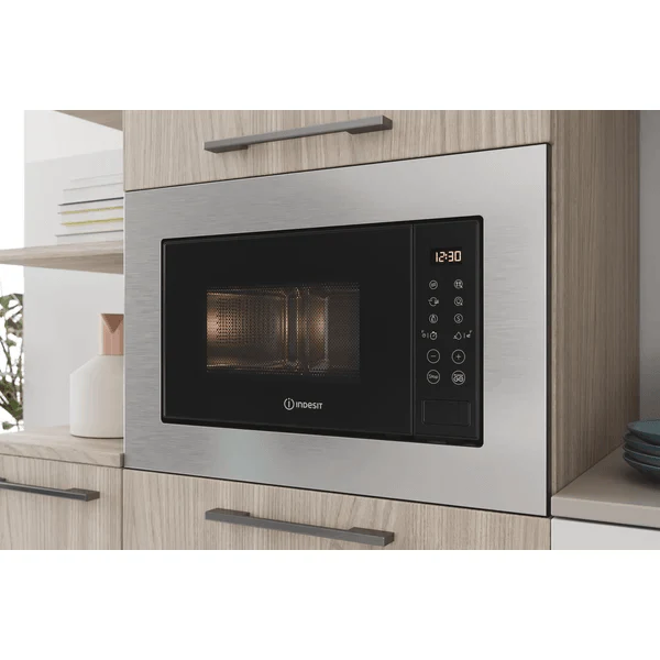 Indesit 20L Integrated Microwave - Stainless Steel | MWI 120 GX UK - Image 3