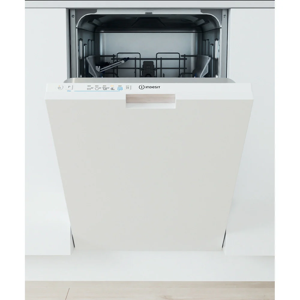 Indesit 45CM Built-In Slimline Dishwasher - White | IN2IE10CS80UK