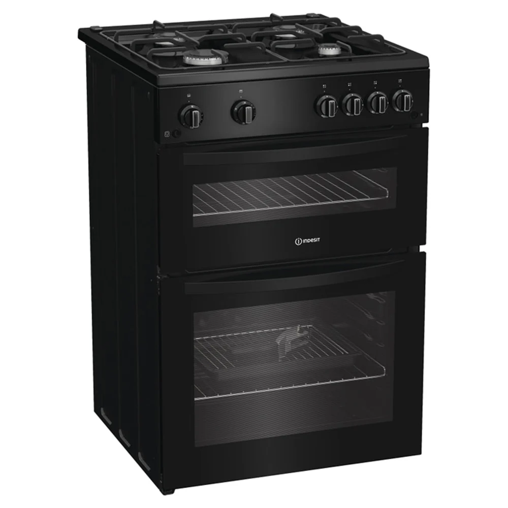 Indesit 60CM Freestanding Gas Cooker - Black | IDG6GB - Image 3