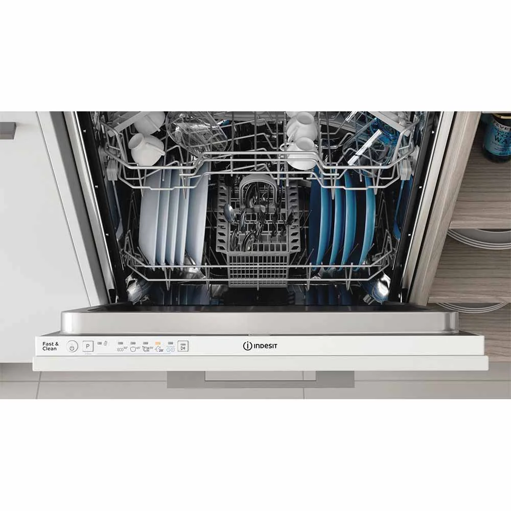 Indesit 60CM Fully Integrated Standard Dishwasher - White | D2IHL326UK - Image 5