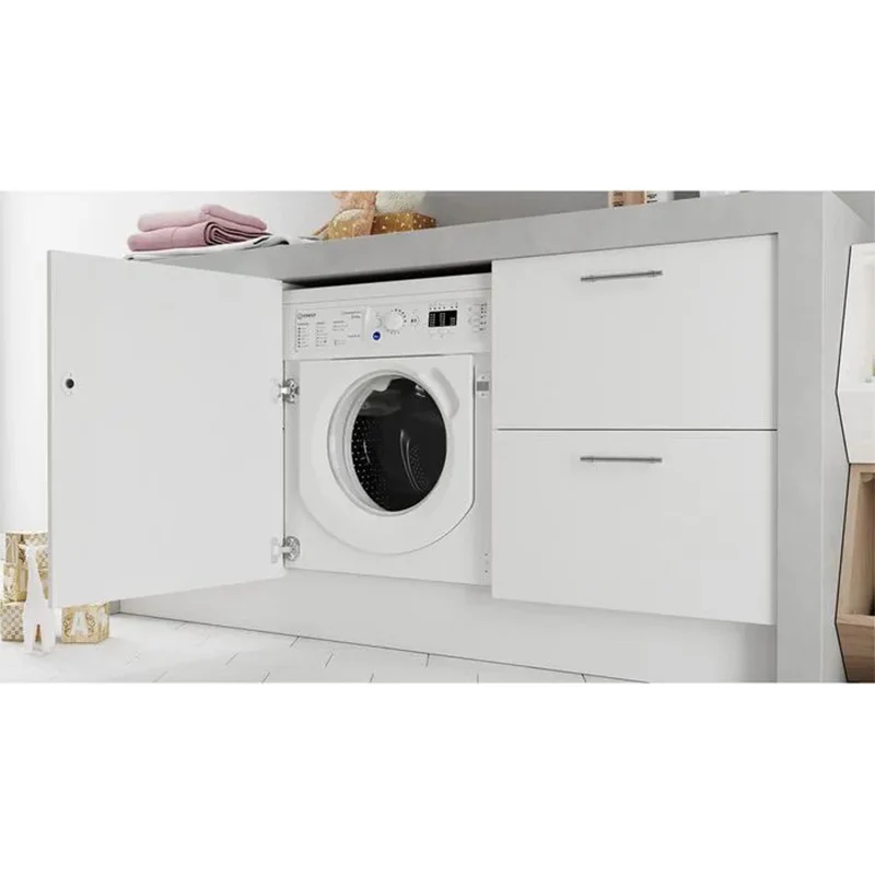 Indesit 8KG/6KG 1351RPM Built-In Washer Dryer - White | BIWDIL861485UK - Image 6