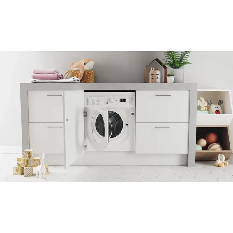 Indesit 8KG/6KG 1351RPM Built-In Washer Dryer - White | BIWDIL861485UK - Image 7