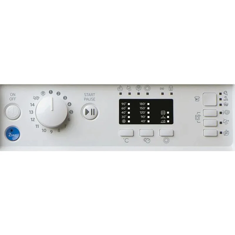 Indesit 8KG/6KG 1351RPM Built-In Washer Dryer - White | BIWDIL861485UK - Image 9