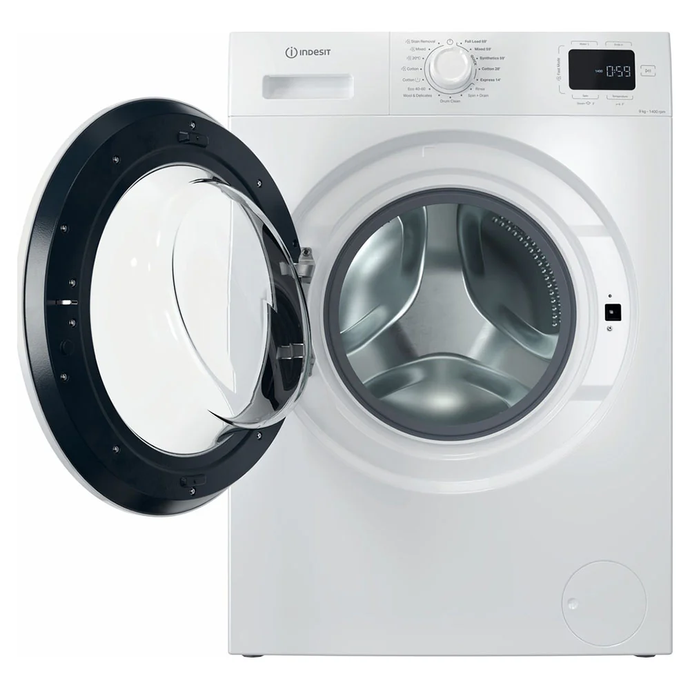 Indesit 9KG 1400RPM Freestanding Washing Machine - White | IM964MYTIMEUK - Image 2