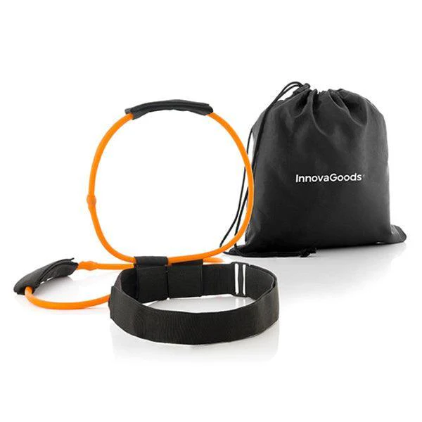 InnovaGoods Bootrainer Belt with Resistance Bands for Glutes and Exercise Guide - Black | 815648 - Image 14