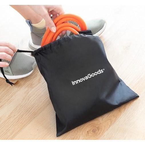 InnovaGoods Bootrainer Belt with Resistance Bands for Glutes and Exercise Guide - Black | 815648 - Image 3