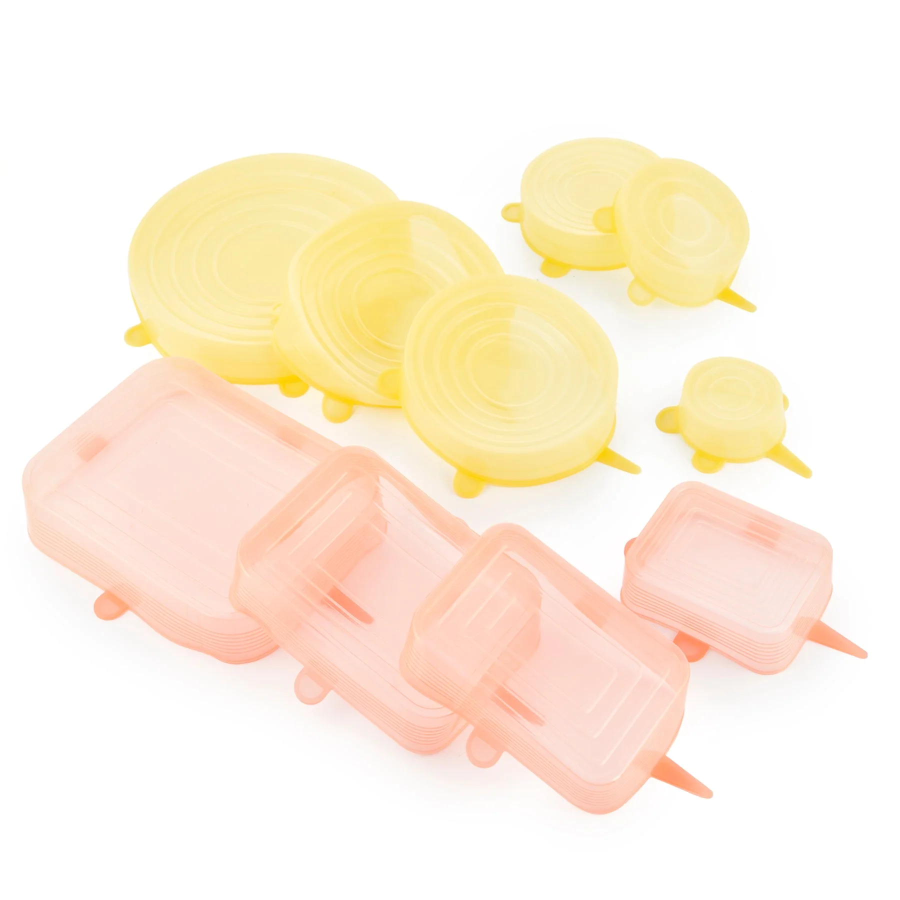 Innovagoods Reusable and Adjustable Kitchen Lids Lilyd Set of 10 - Multicolour | 823467 - Image 2