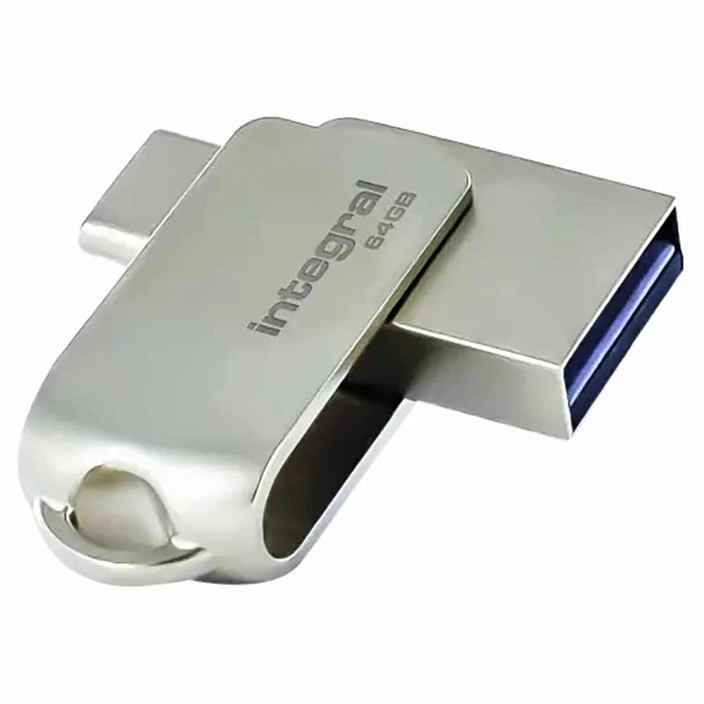 Integral 360-C Dual USB 64GB Flash Drive | INFD64GB360CDL3.0