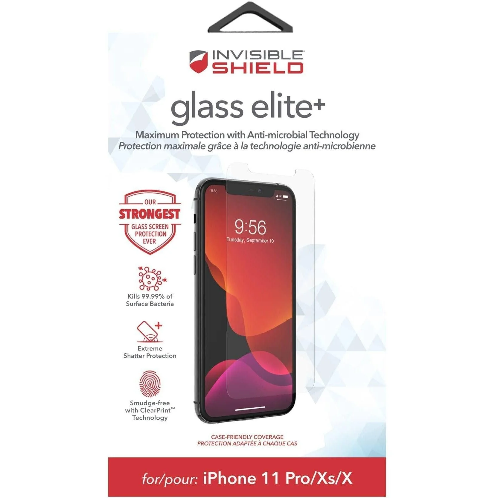 InvisibleShield GlassElite+ Apple iPhone XR/iPhone 11 Screen Protector - Clear | 200105701 - Image 5