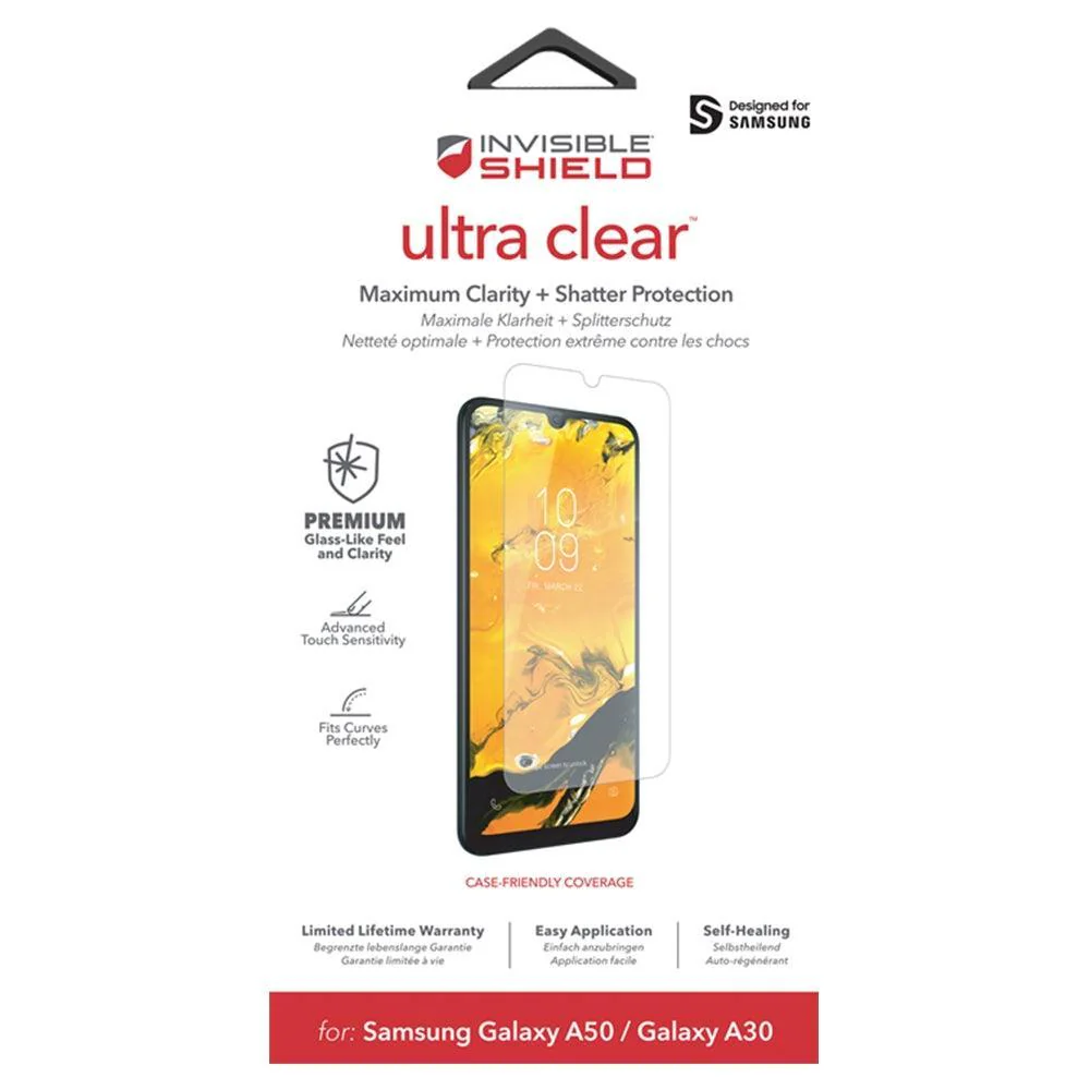 InvisibleShield Ultra Clear Glass for Samsung A50/30 - Clear | 200203296 - Image 3