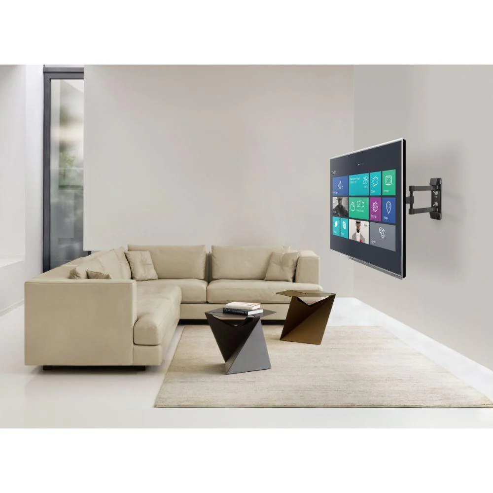iTech Double Arm Wall Mount TV Bracket for 26" to 43" TVs - Black | LCD523B - Image 14