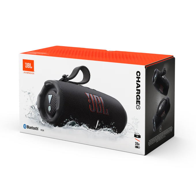 JBL Charge 6 Portable Bluetooth Speaker - Black | JBLCHARGE6BLK - Image 11