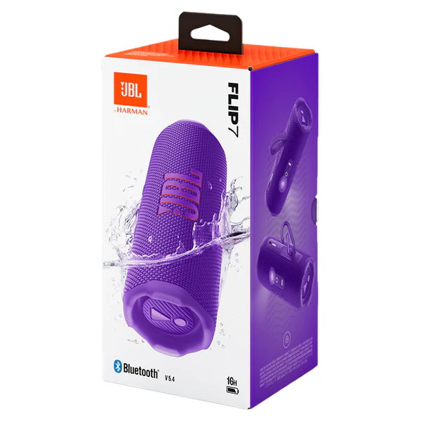 JBL Flip 7 Portable Bluetooth Speaker - Purple | JBLFLIP7PUR - Image 7