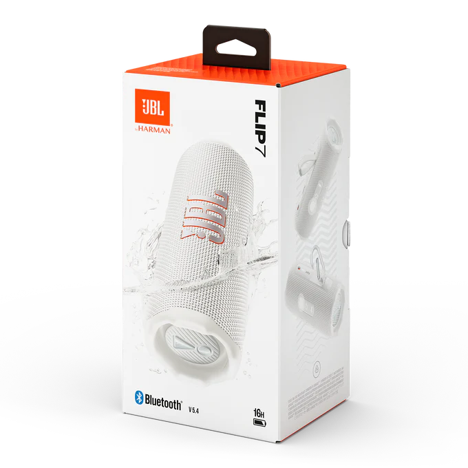 JBL Flip 7 Portable Bluetooth Speaker - White | JBLFLIP7WHT - Image 13