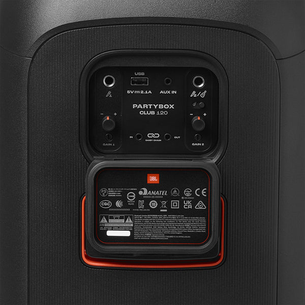 JBL PartyBox Club 120 Portable Bluetooth Party Speaker - Black | JBLPBCLUB120UK - Image 8