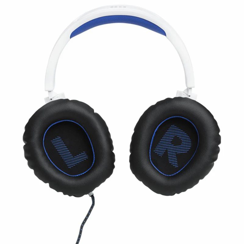 JBL Quantum 100P 40mm Driver Over-Ear Wired Gaming Headset - White & Blue | JBLQ100PWHTBLU - Image 9