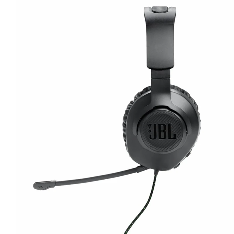 JBL Quantum 100X 40mm Driver Over-Ear Wired Gaming Headset - Black & Green | JBLQ100XBLKGRN - Image 5