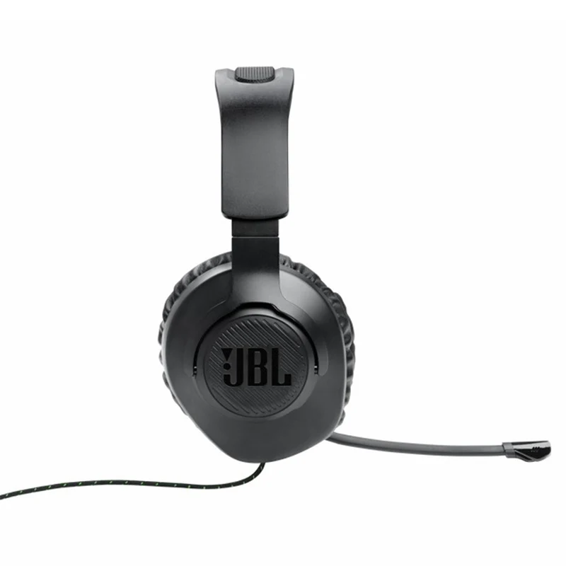 JBL Quantum 100X 40mm Driver Over-Ear Wired Gaming Headset - Black & Green | JBLQ100XBLKGRN - Image 6