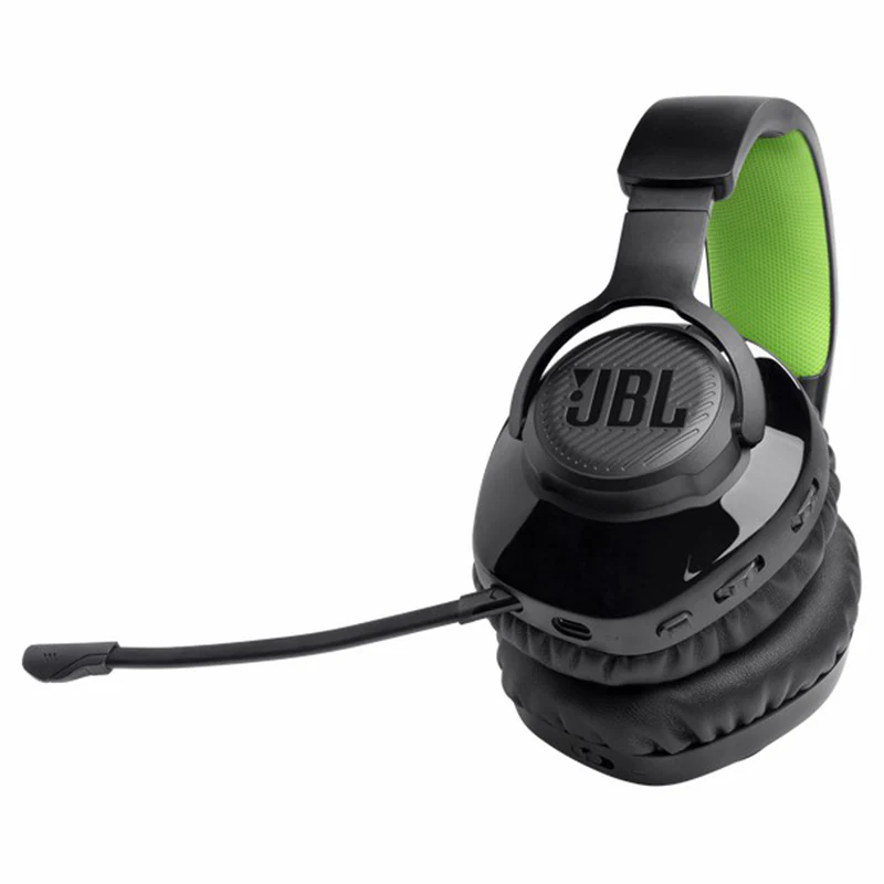 JBL Quantum 360X Console Over-Ear Wireless Bluetooth Gaming Headset - Black & Green | JBLQ360XWLBLKGRN - Image 6
