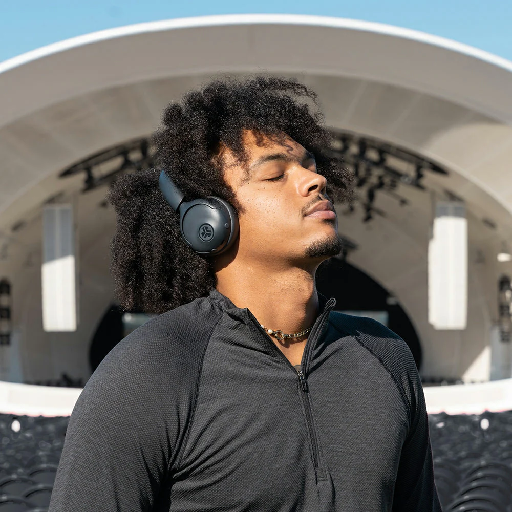 JLab Go Lux On-Ear Wireless Bluetooth Headphone - Graphite | IEUHBGOLUXANCRGPH93 - Image 6