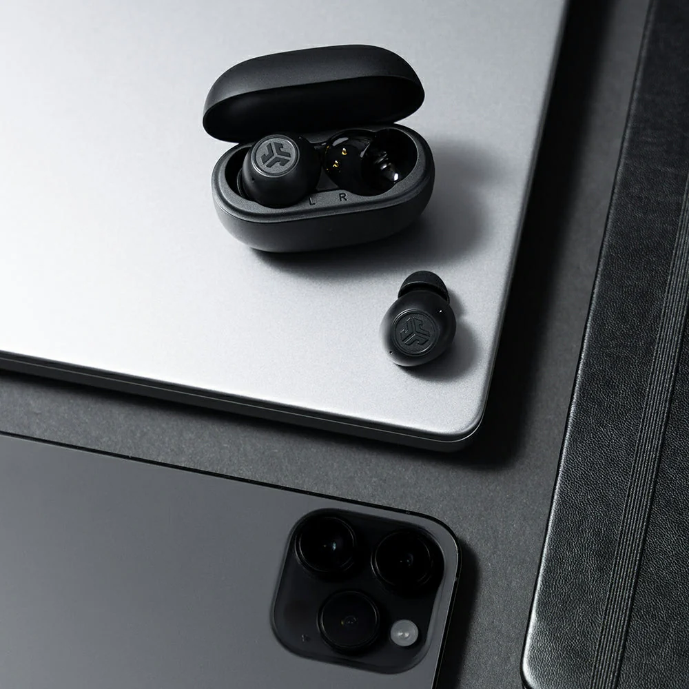 JLab Go Pop ANC In-Ear True Wireless Earbuds - Black | IEUEBGOANCRBLK124 - Image 11