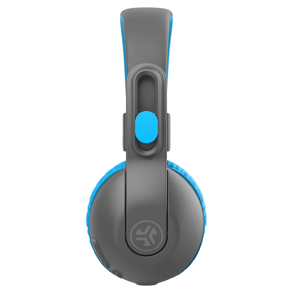 JLab Jbuddies Studio 2 Over-Ear Wireless + Wired Kids Headphone - Grey & Blue | IEUHBKSTU2RGRYBLU122 - Image 4