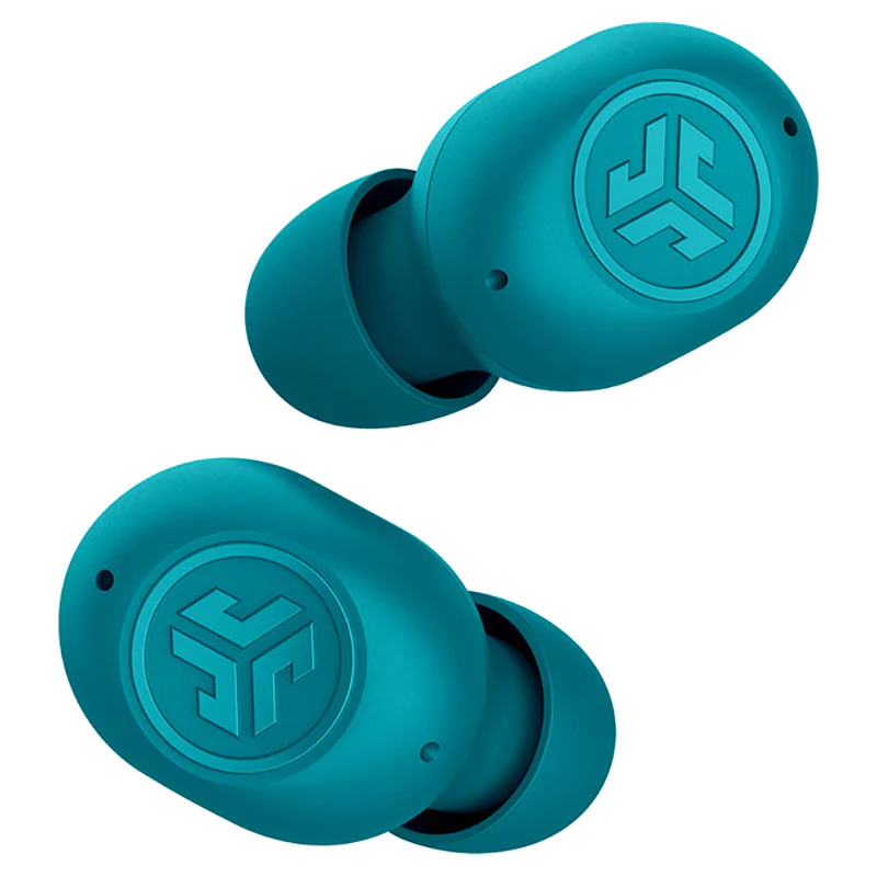 JLab JBuds Mini In-Ear True Wireless Earbuds - Green Aqua | IEUEBJBMINIRAQUA124 - Image 3